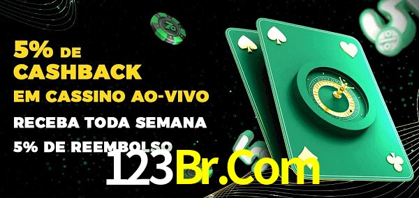 Promoções do cassino ao Vivo 123Br.Com